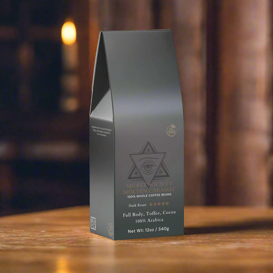 Secret Society Molten Caramel - Coffee (Dark Roast) 12oz