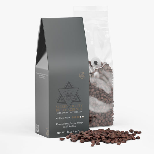 Secret Society Rich Hazelnut - Coffee (Medium Roast) 12oz