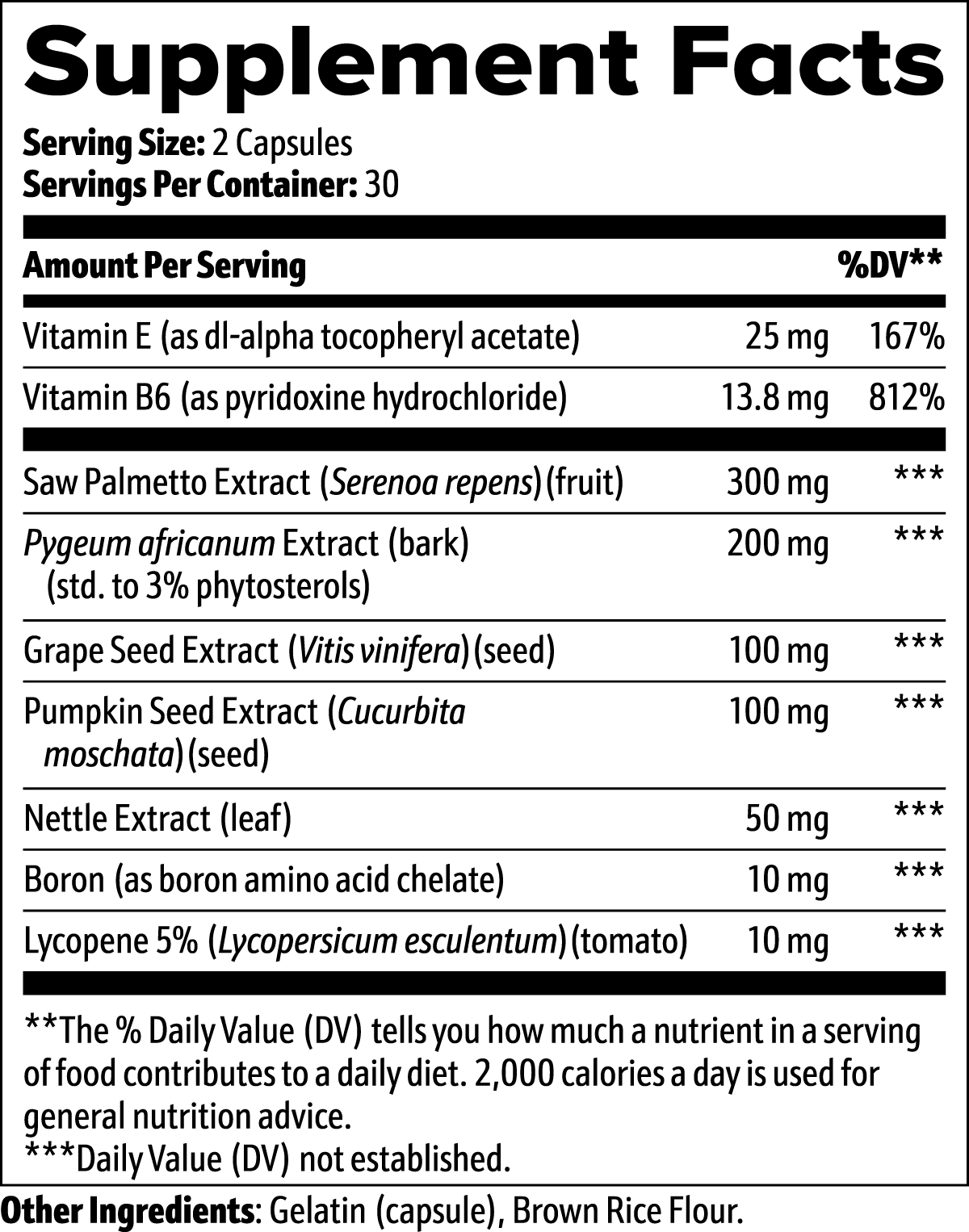 Warrior's Spirit Prostate Support