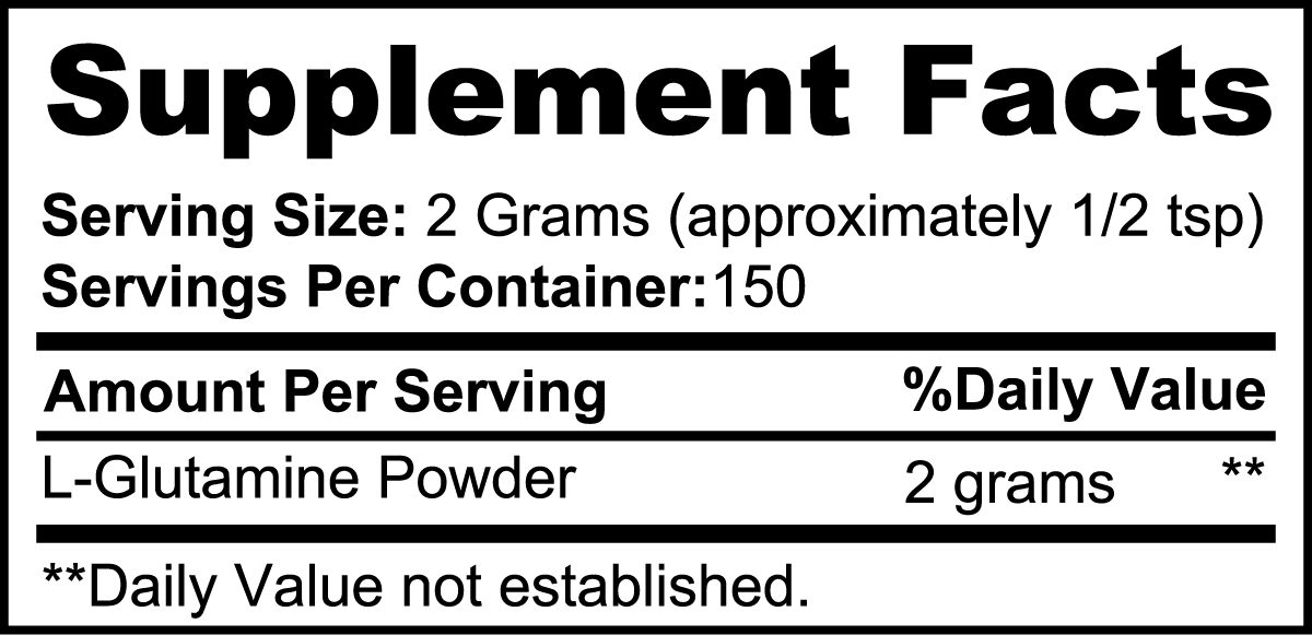 Warrior Nutrition L-Glutamine Powder