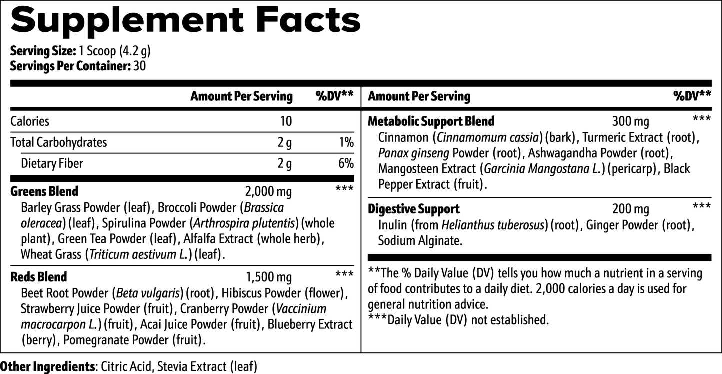 Zombie Survival Green Herb Superfood