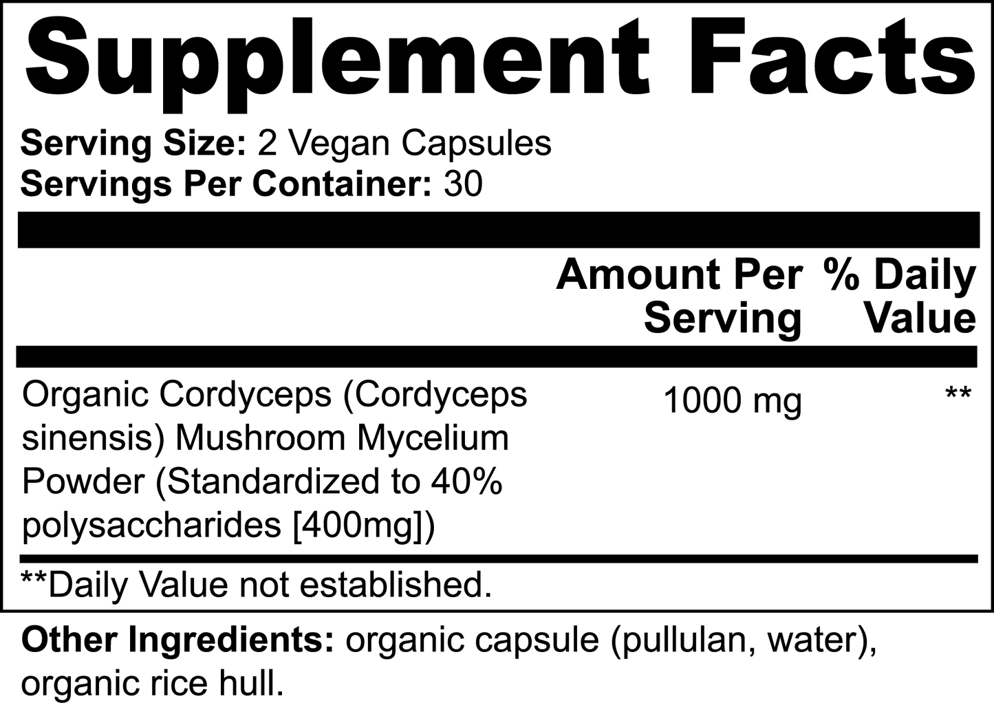 Warrior's Spirit Cordyceps Mushroom