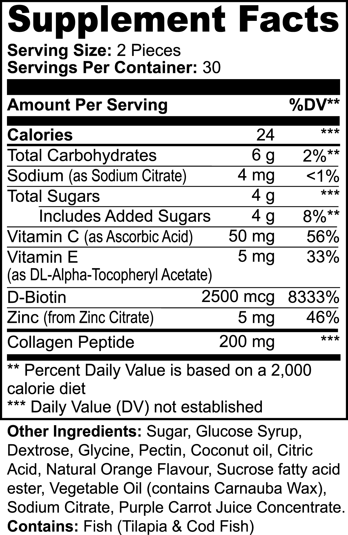 Voodoo Witch Doctor Crescent Collagen Gummies (Adult)