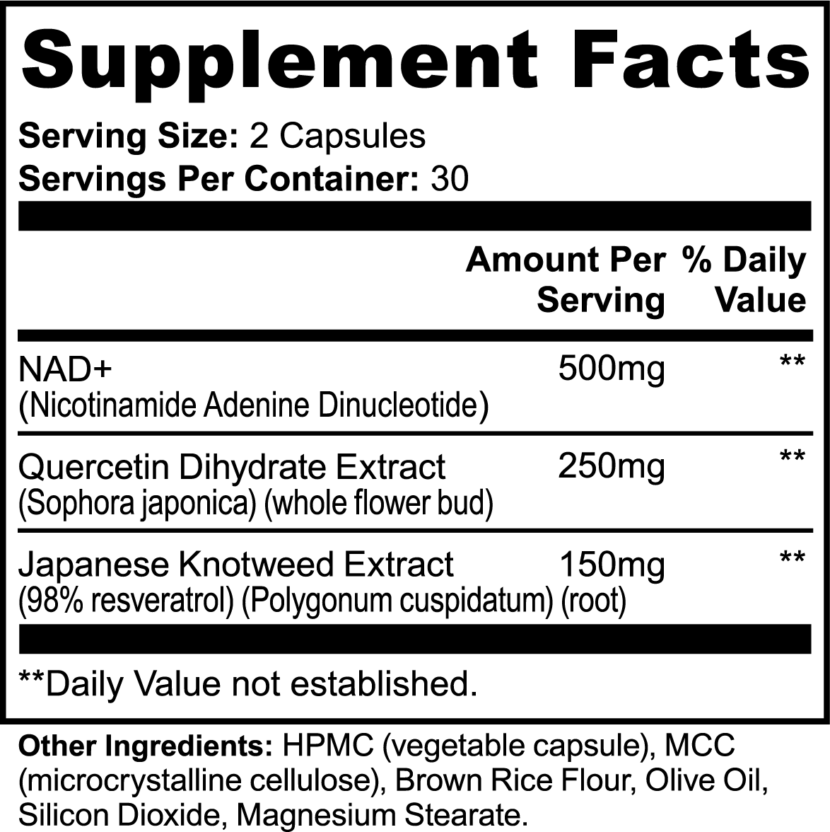 NAD+ Cellular-Aufstiegsformel