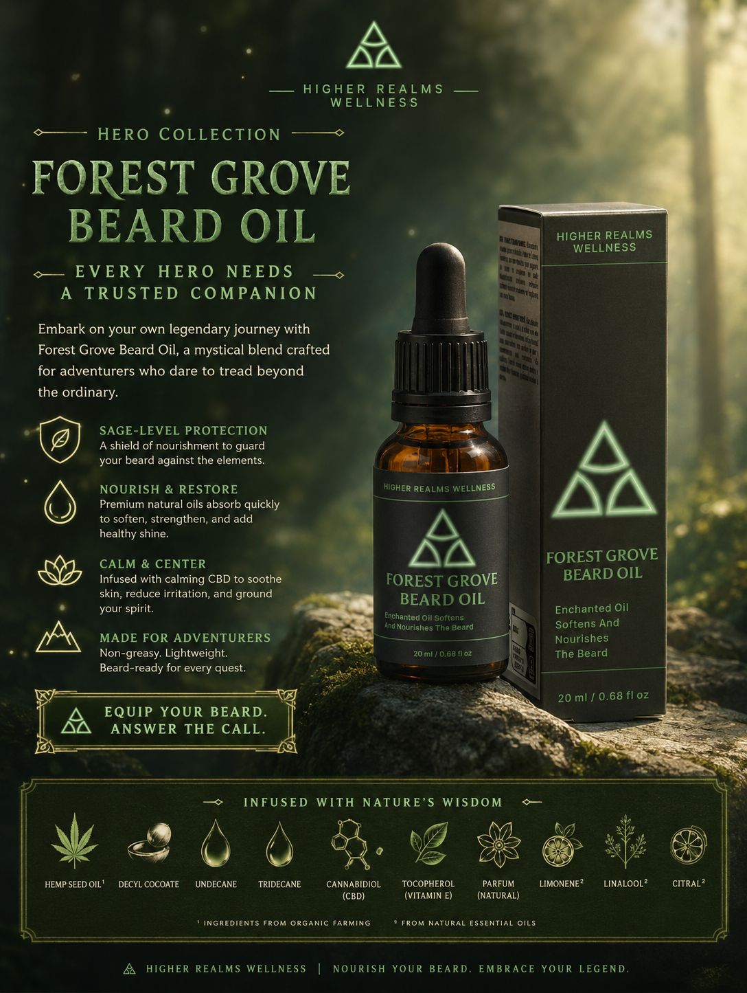Hero Collection | Forest Grove Beard Oil