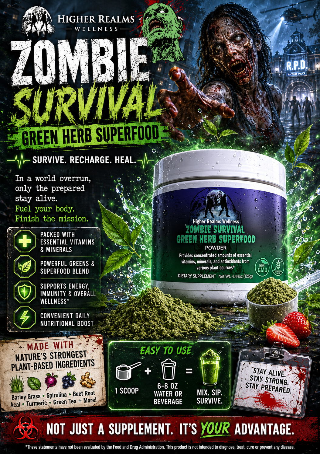 Zombie Survival | Green Herb Superfood