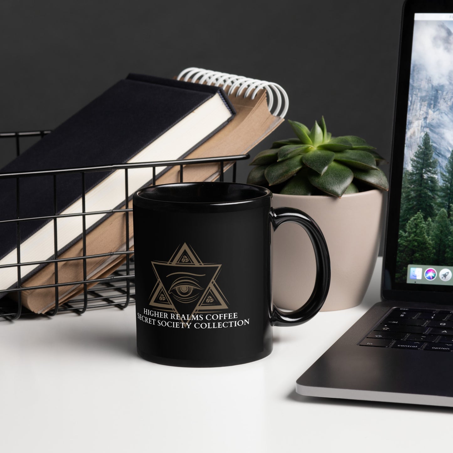 Secret Society Collection Black Mug