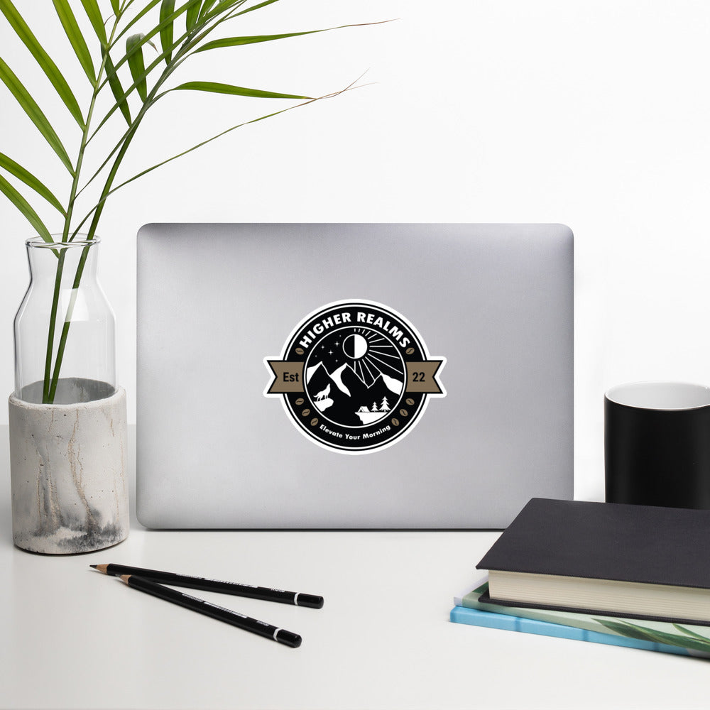 Higher Realms Logo Stickers