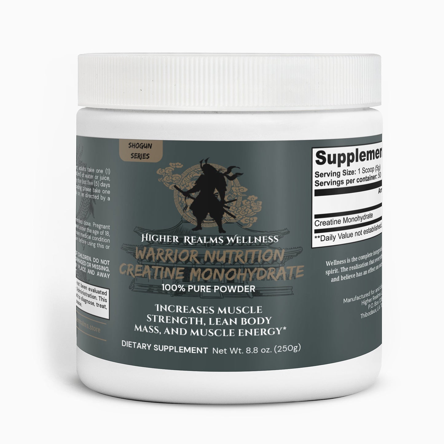 Warrior Nutrition Creatine Monohydrate
