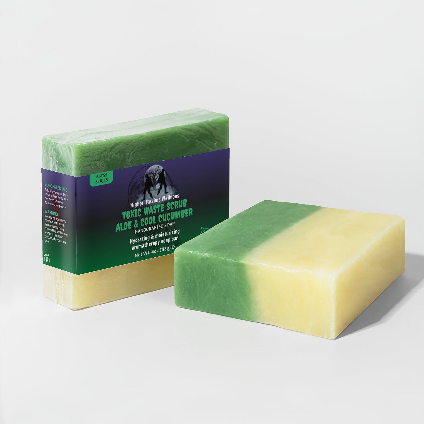 Toxic Waste Scrub Aloe & Cool Cucumber Soap
