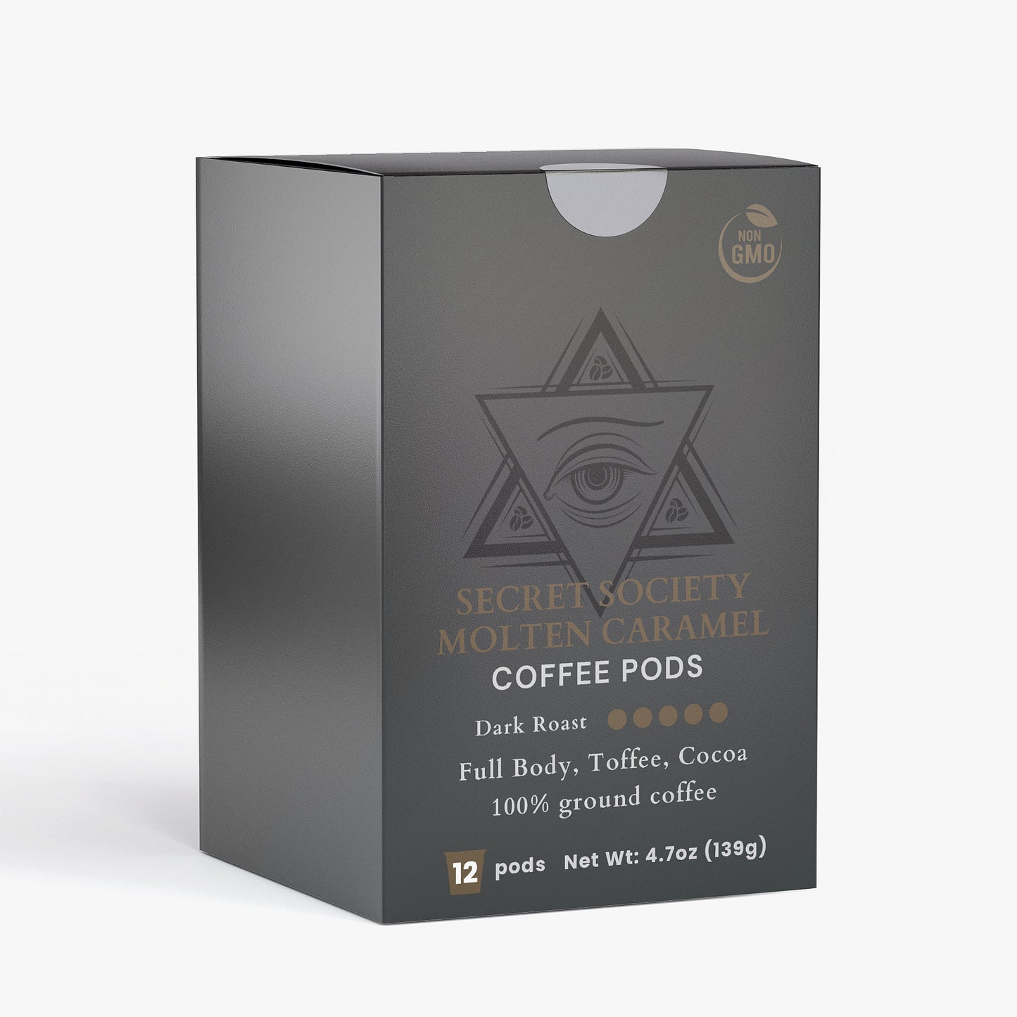 Secret Society Molten Caramel | Coffee Pods (Dark Roast) 36pk