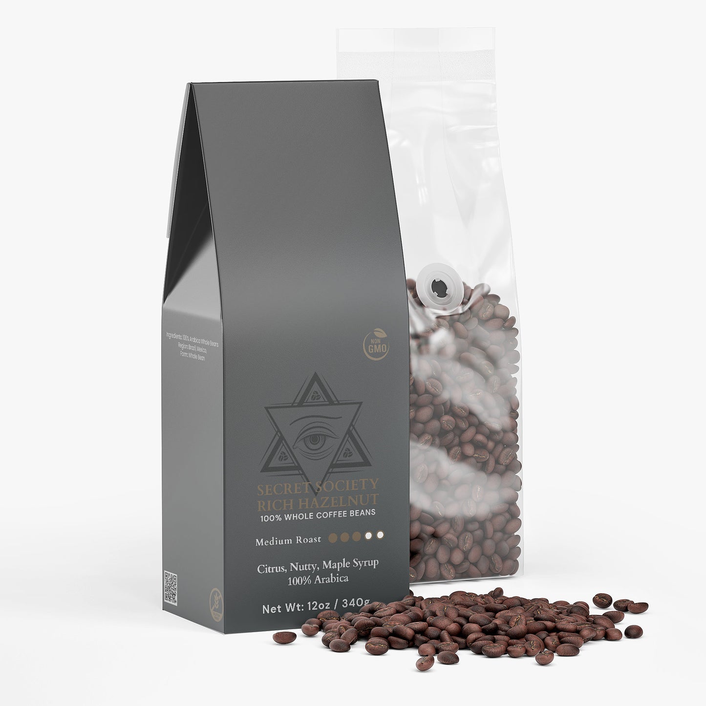 Secret Society Rich Hazelnut | Coffee (Medium Roast) 36oz