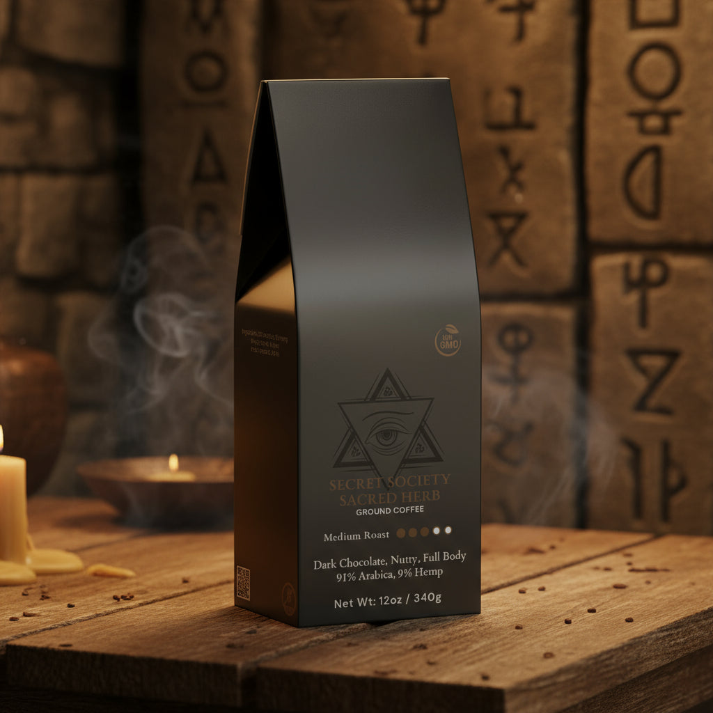 Secret Society Sacred Herb - Hemp Coffee Blend 12oz
