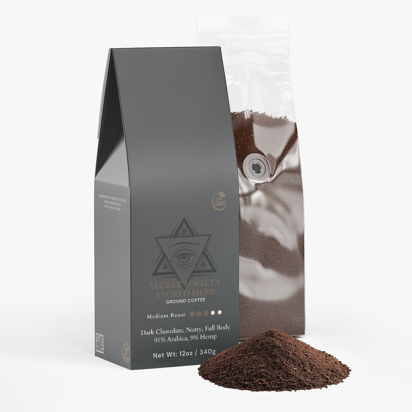 Secret Society Sacred Herb - Hemp Coffee Blend 12oz