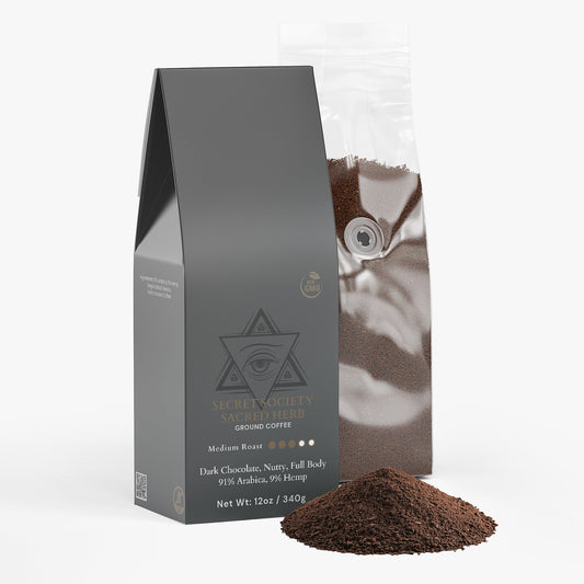 Secret Society Sacred Herb - Hemp Coffee Blend 12oz