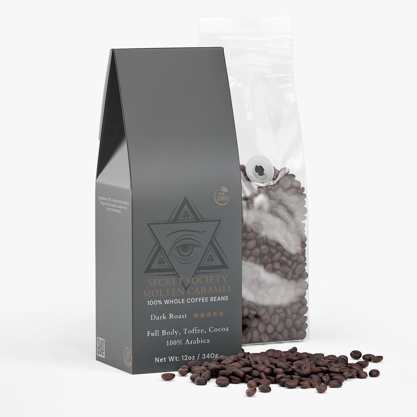 Secret Society Molten Caramel | Coffee (Dark Roast) 36oz