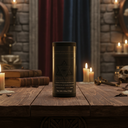 Secret Society Gnosis Blend - Chaga & Lion’s Mane Mushroom Instant Coffee Fusion