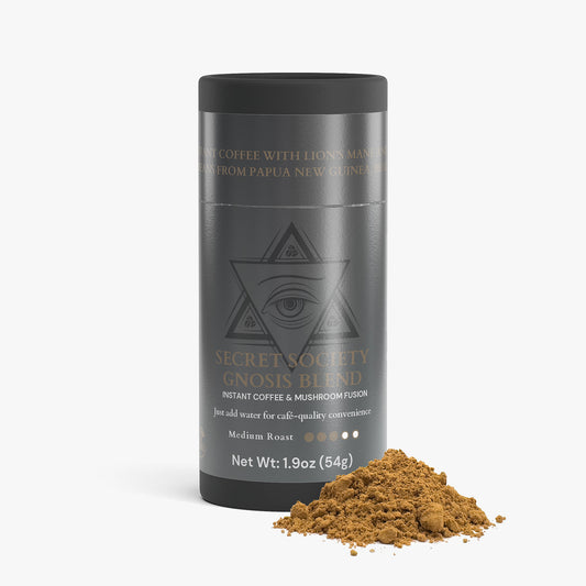 Secret Society Gnosis Blend - Chaga & Lion’s Mane Mushroom Instant Coffee Fusion
