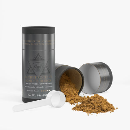 Secret Society Gnosis Blend - Chaga & Lion’s Mane Mushroom Instant Coffee Fusion