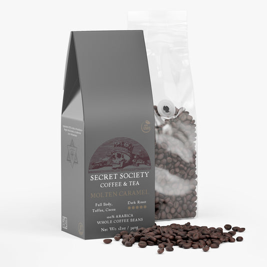Secret Society Molten Caramel | Coffee (Dark Roast) 36oz