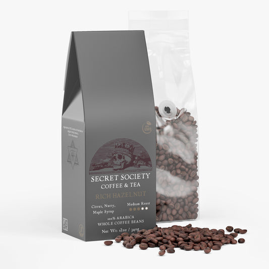 Secret Society Rich Hazelnut | Coffee (Medium Roast) 12oz