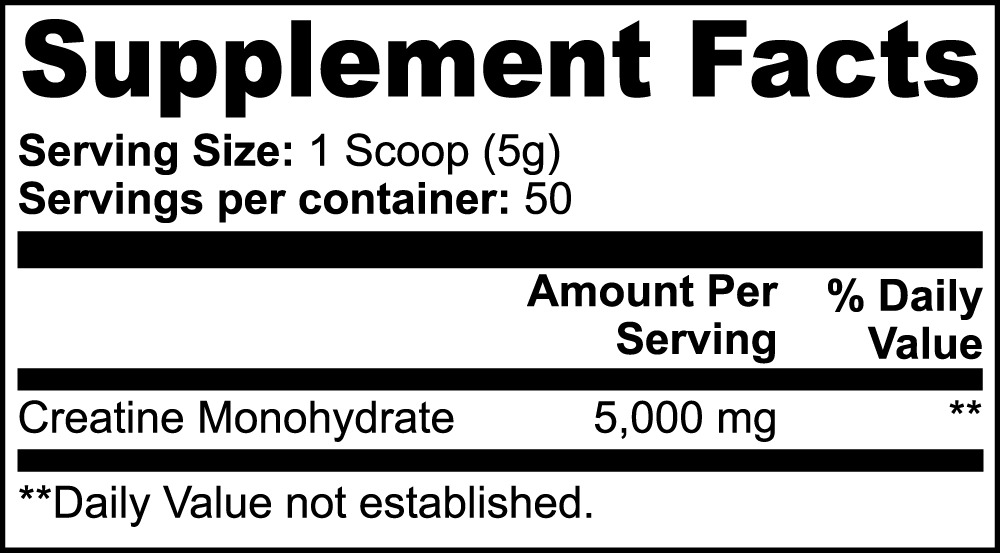 Warrior Nutrition Creatine Monohydrate
