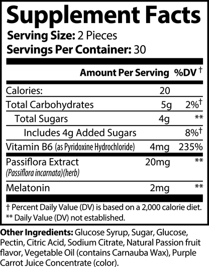 Voodoo Witch Doctor Sleep Well Spell Gummies (Adult)