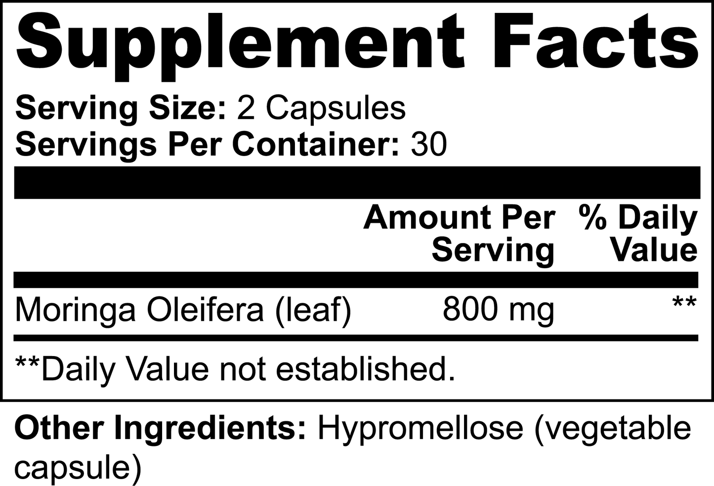 Ascended Pure Moringa