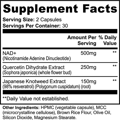 NAD+ Cellular-Aufstiegsformel