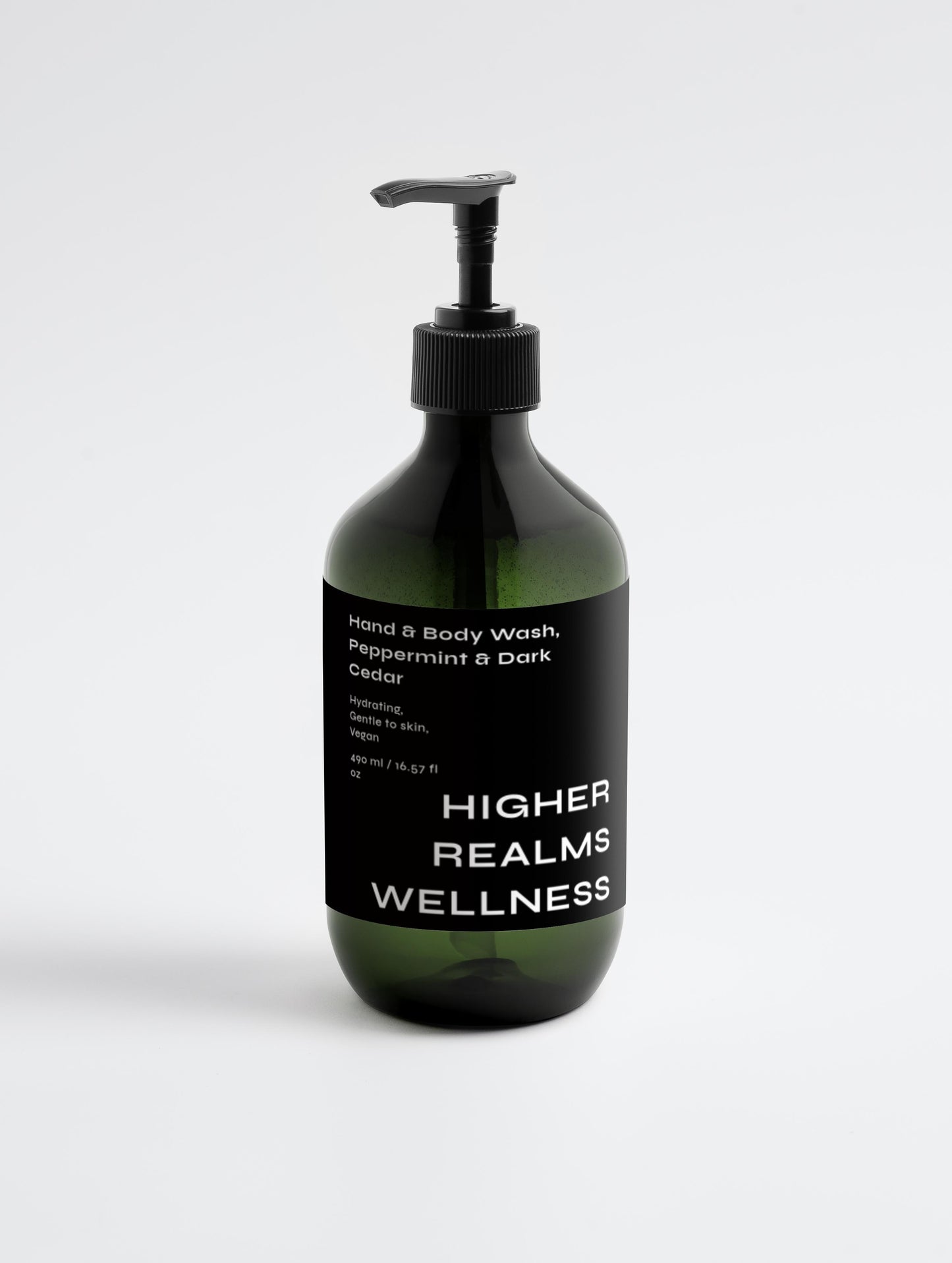 Hand & Body Wash, Peppermint & Dark Cedar