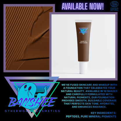 Banshee | Peptide Infused Foundation-45 Deep Warm