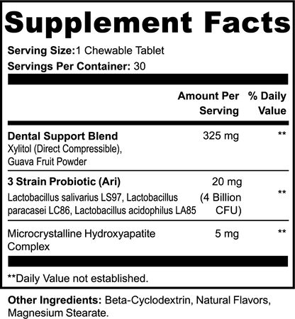Dental Defense Mundgesundheits-Kautabletten