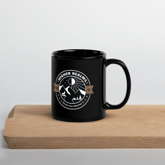 Higher Realms Black Coffee Mug