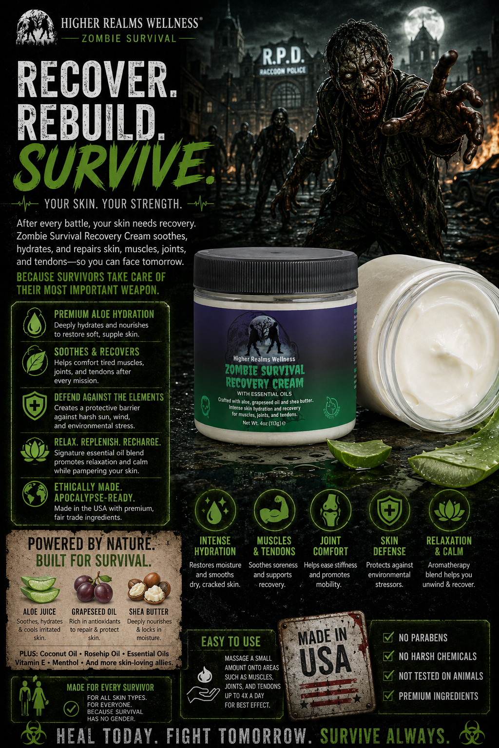 Zombie Survival | Recovery Cream